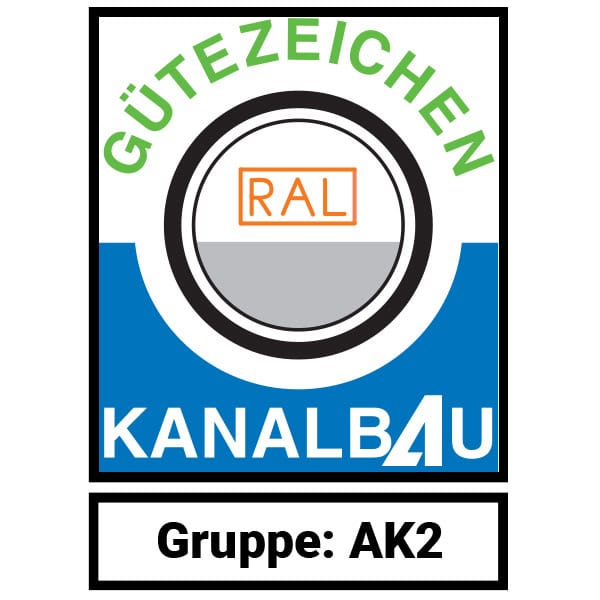 Gütezeichen Kanalbau